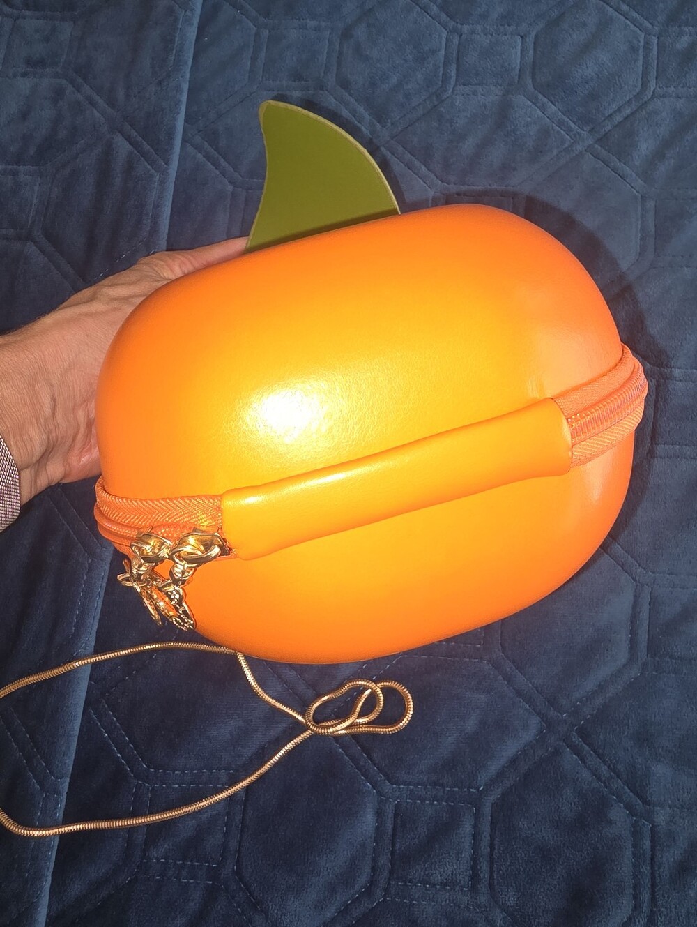 Milata Novelty Orange Shaped Crossbody Clutch Purse - Picture 11 of 11